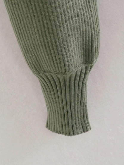 Women'S Open Front Long Sleeve Knit Crop Cardigan Sweaters